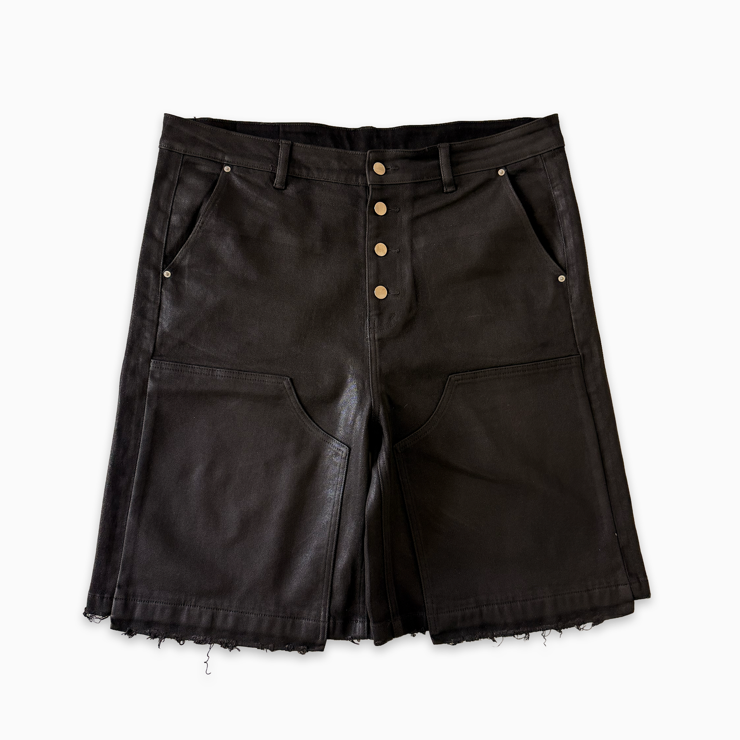 BLACKOUT WAXED JORTS